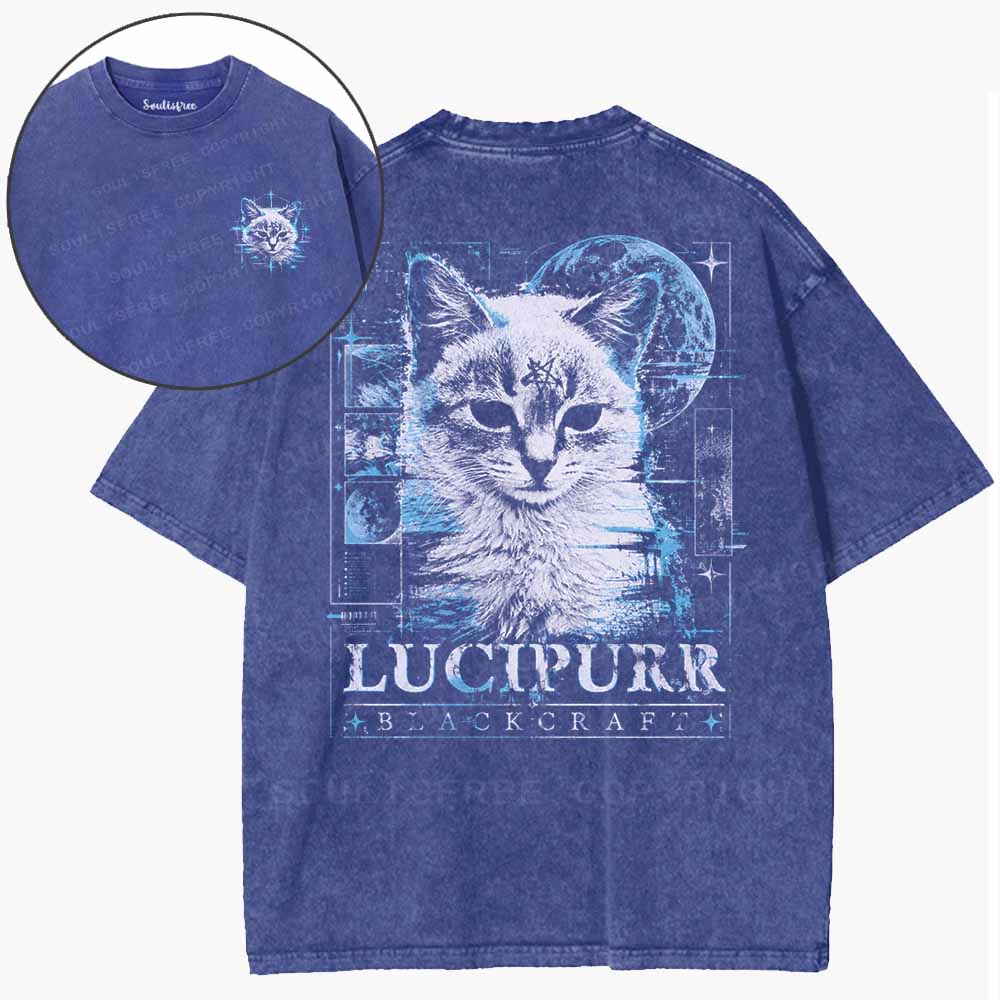 Soulisfree Lucipurr: Blackcraft Washed Tee