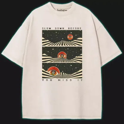 Staring Into the Infinite Washed T-shirt