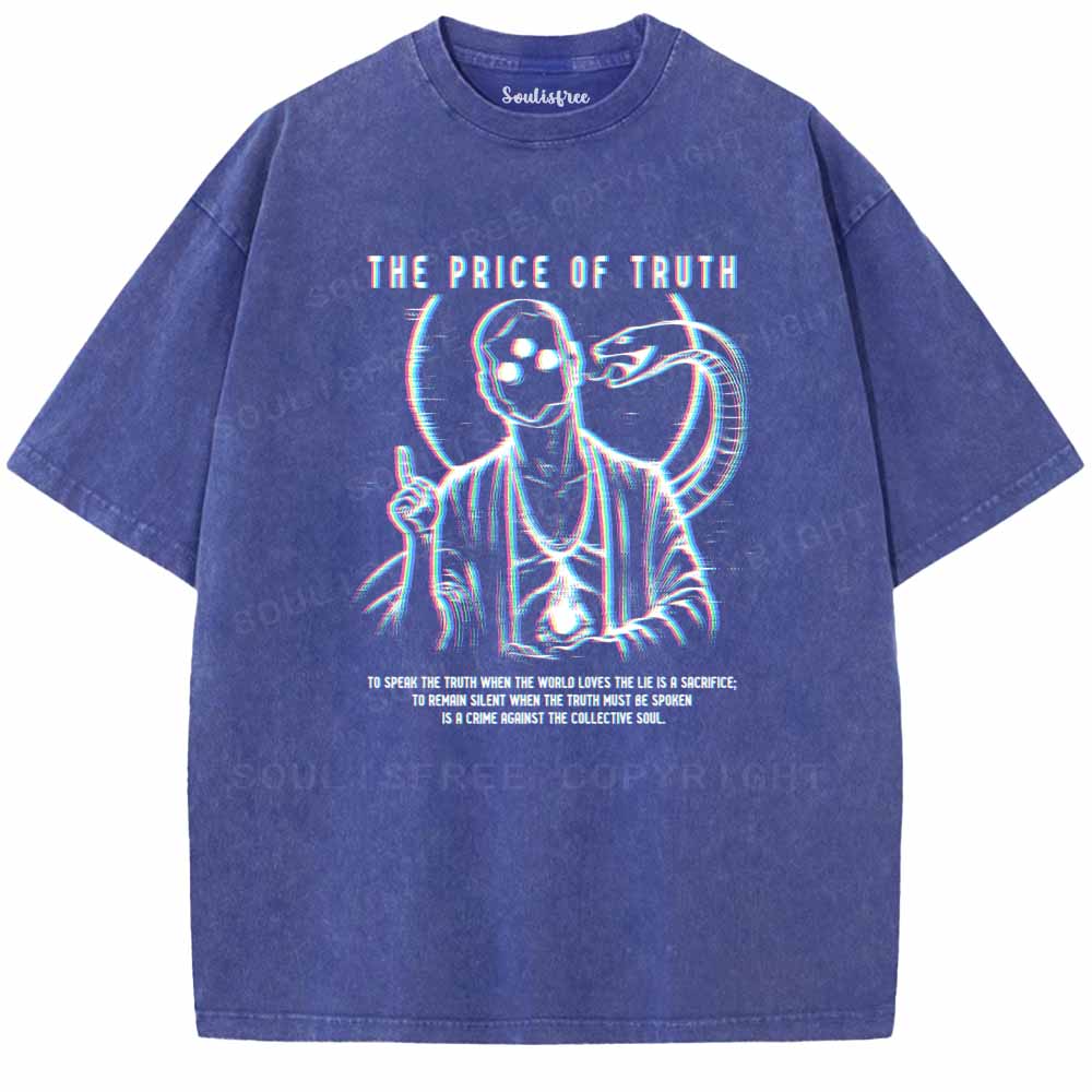 Soulisfree THE PRICE OF TRUTH Washed Tee