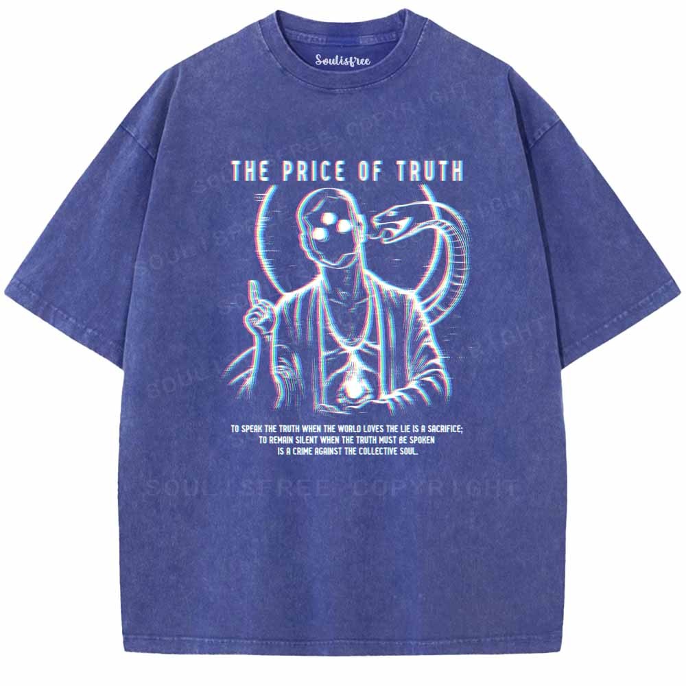 Soulisfree THE PRICE OF TRUTH Washed Tee
