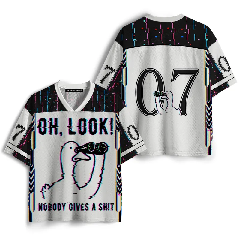 Soulisfree OH, LOOK! NUBODY GIVES A SHIT Mesh Jersey