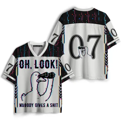 Soulisfree OH, LOOK! NUBODY GIVES A SHIT Mesh Jersey