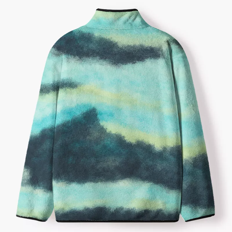Soulisfree  Cosmic Haze Flannel Zip-Up Jacket