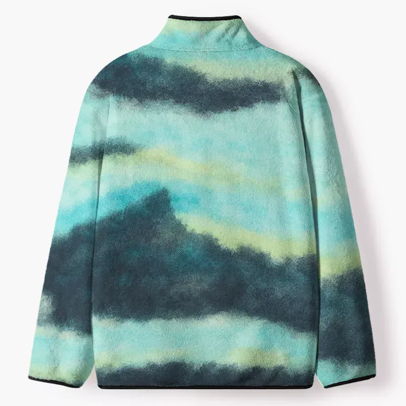 Soulisfree  Cosmic Haze Flannel Zip-Up Jacket