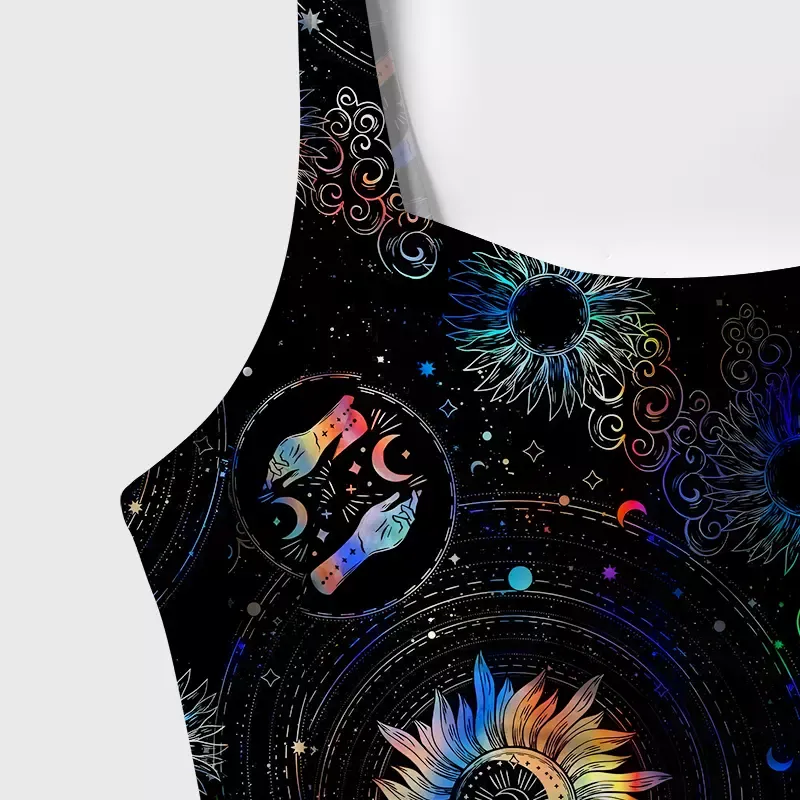 Soulisfree Galactic Whirl One‑Piece Swimsuit