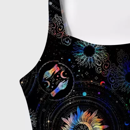 Soulisfree Galactic Whirl One‑Piece Swimsuit