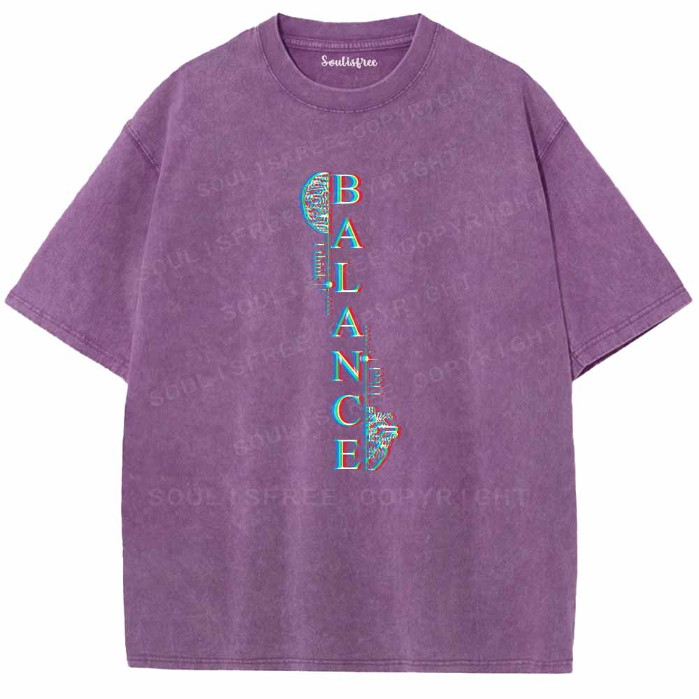 Soulisfree BALANCE  Washed Tee