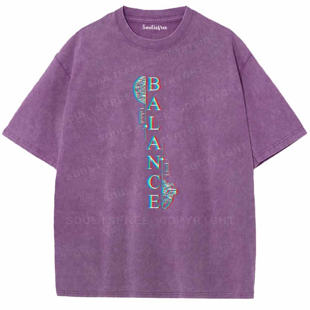 Soulisfree BALANCE  Washed Tee