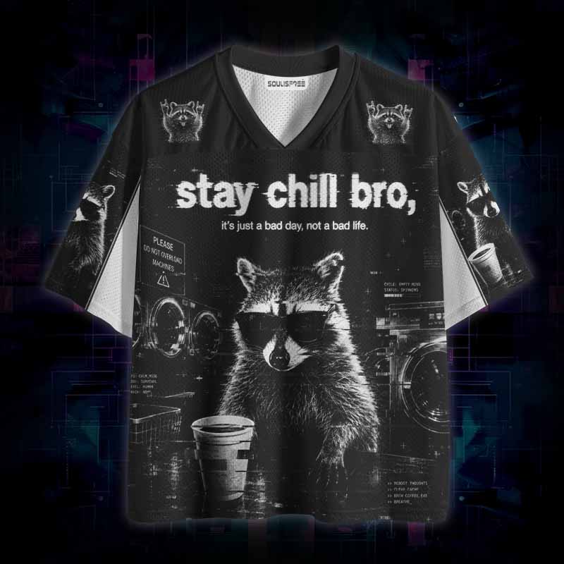 Soulisfree STAY CHILL, BRO Mesh Jersey