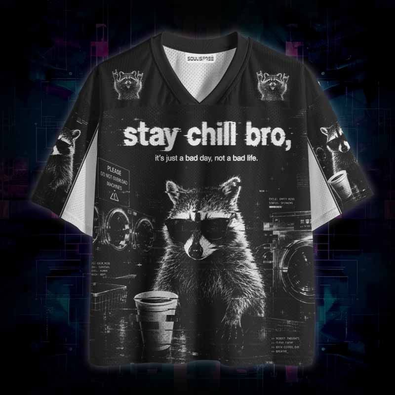 Soulisfree STAY CHILL, BRO Mesh Jersey