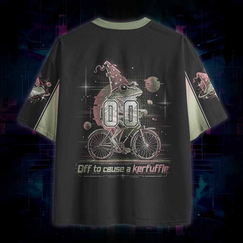 Soulisfree Off to Cause a Kerfuffle Frog Mesh Jersey