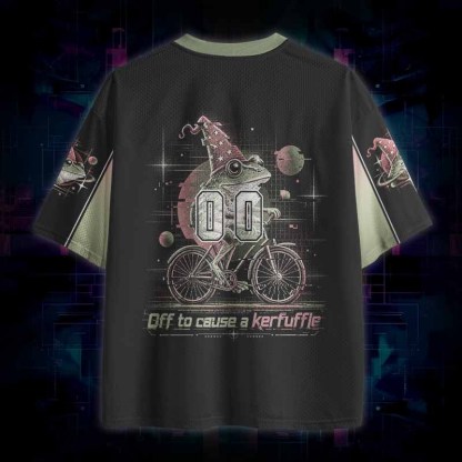 Soulisfree Off to Cause a Kerfuffle Frog Mesh Jersey