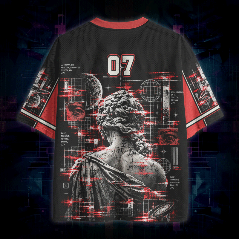 Soulisfree Broken Hollo Prayer Mesh Jersey