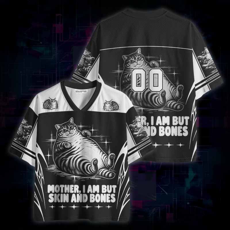 Soulisfree Mother, I Am But Skin And Bones Mesh Jersey