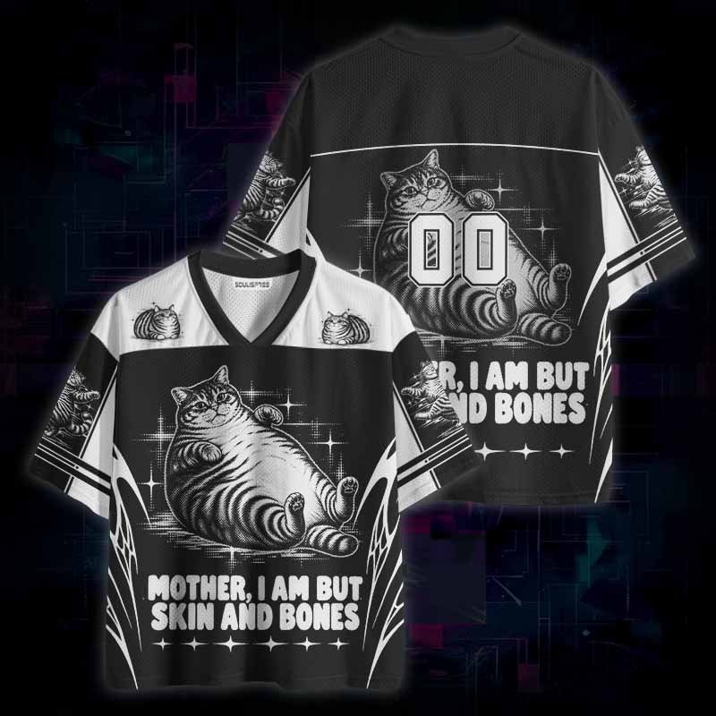 Soulisfree Mother, I Am But Skin And Bones Mesh Jersey