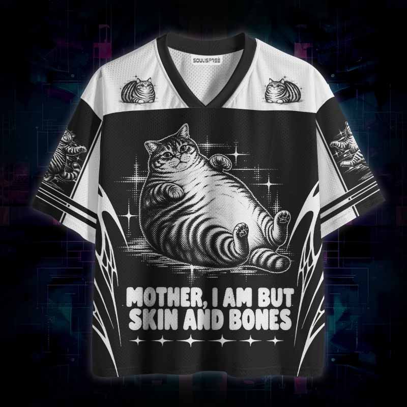 Soulisfree Mother, I Am But Skin And Bones Mesh Jersey