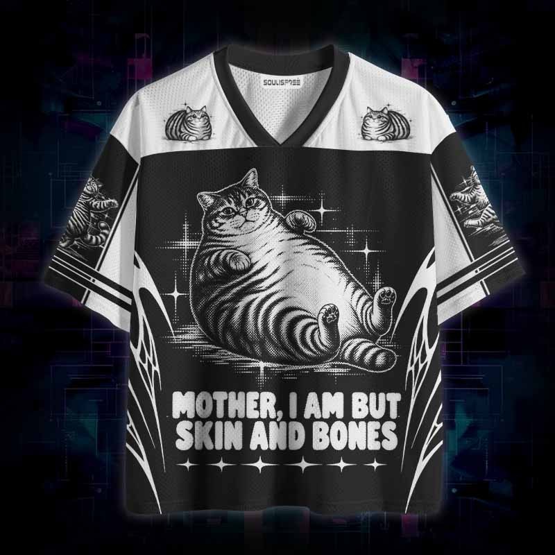 Soulisfree Mother, I Am But Skin And Bones Mesh Jersey