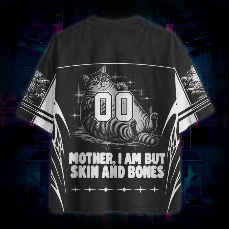 Soulisfree Mother, I Am But Skin And Bones Mesh Jersey