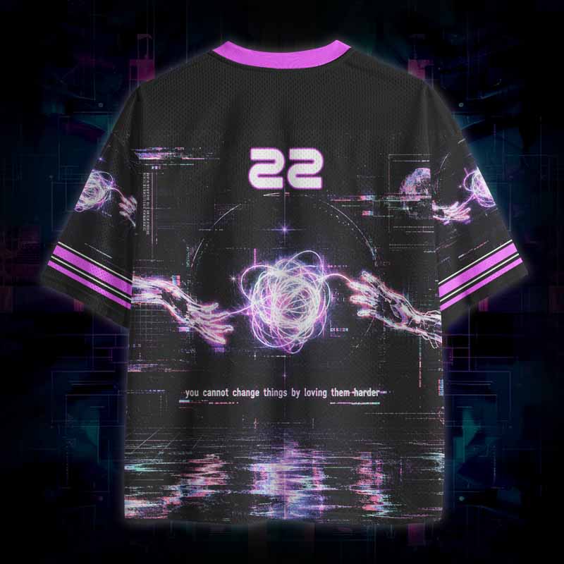 Soulisfree Love Cannot Fix Everything Mesh Jersey
