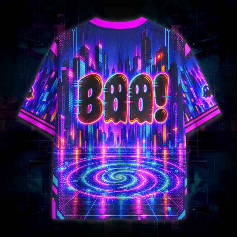 Soulisfree Neon Boo City Mesh Jersey