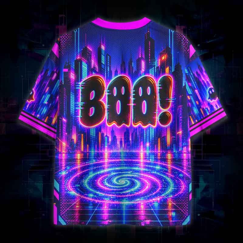 Soulisfree Neon Boo City Mesh Jersey