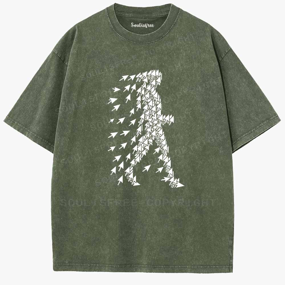 Soulisfree  The Cursor Traveler Washed Tee