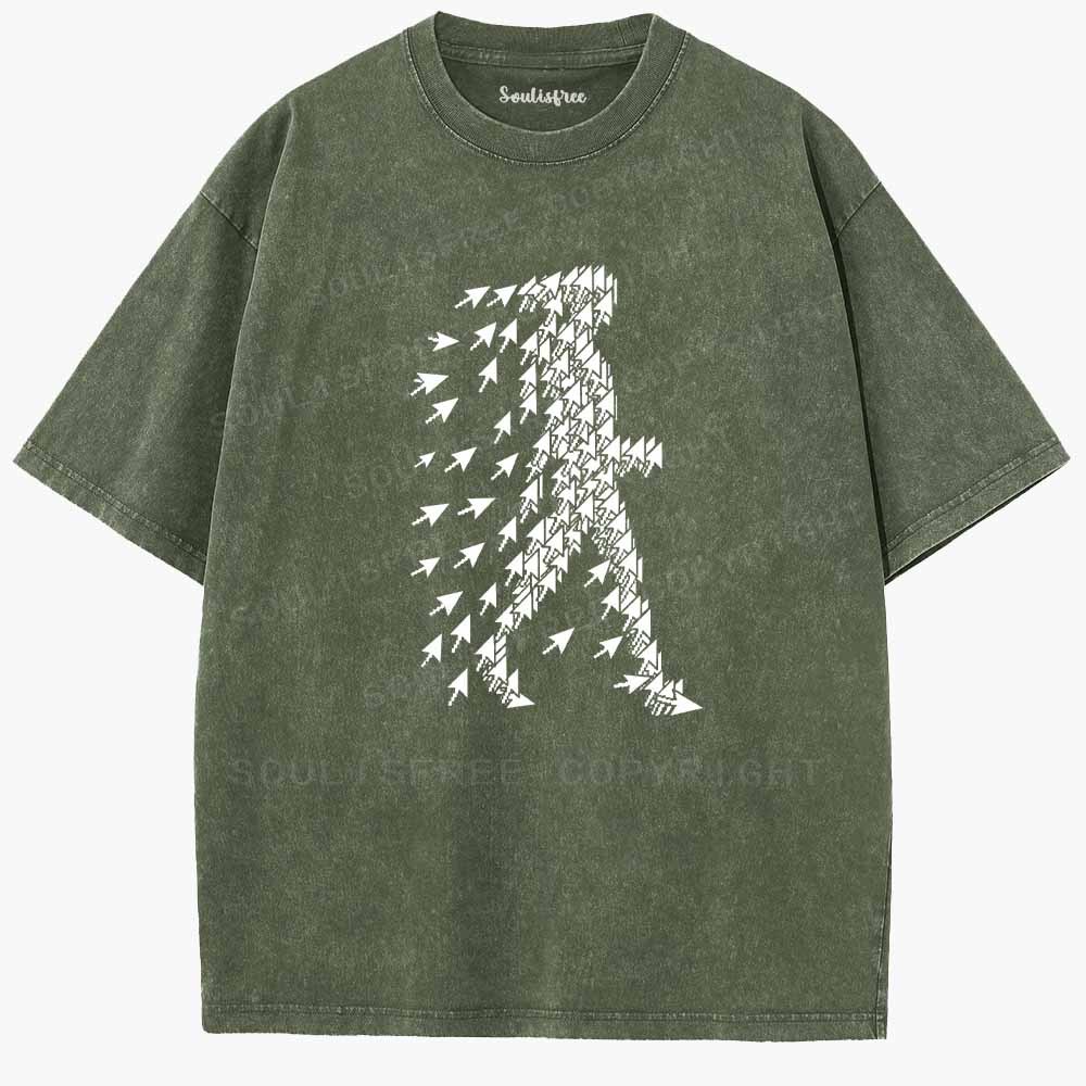 Soulisfree  The Cursor Traveler Washed Tee