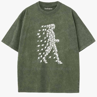 Soulisfree  The Cursor Traveler Washed Tee