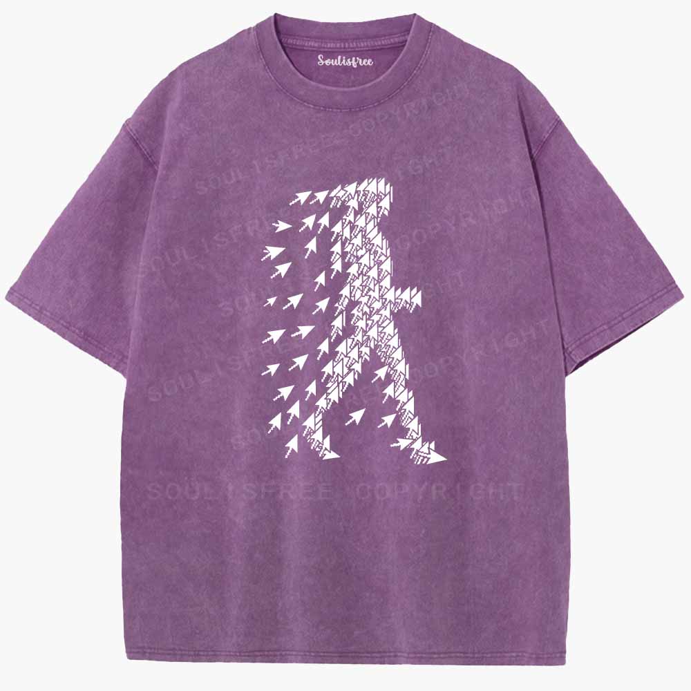 Soulisfree  The Cursor Traveler Washed Tee