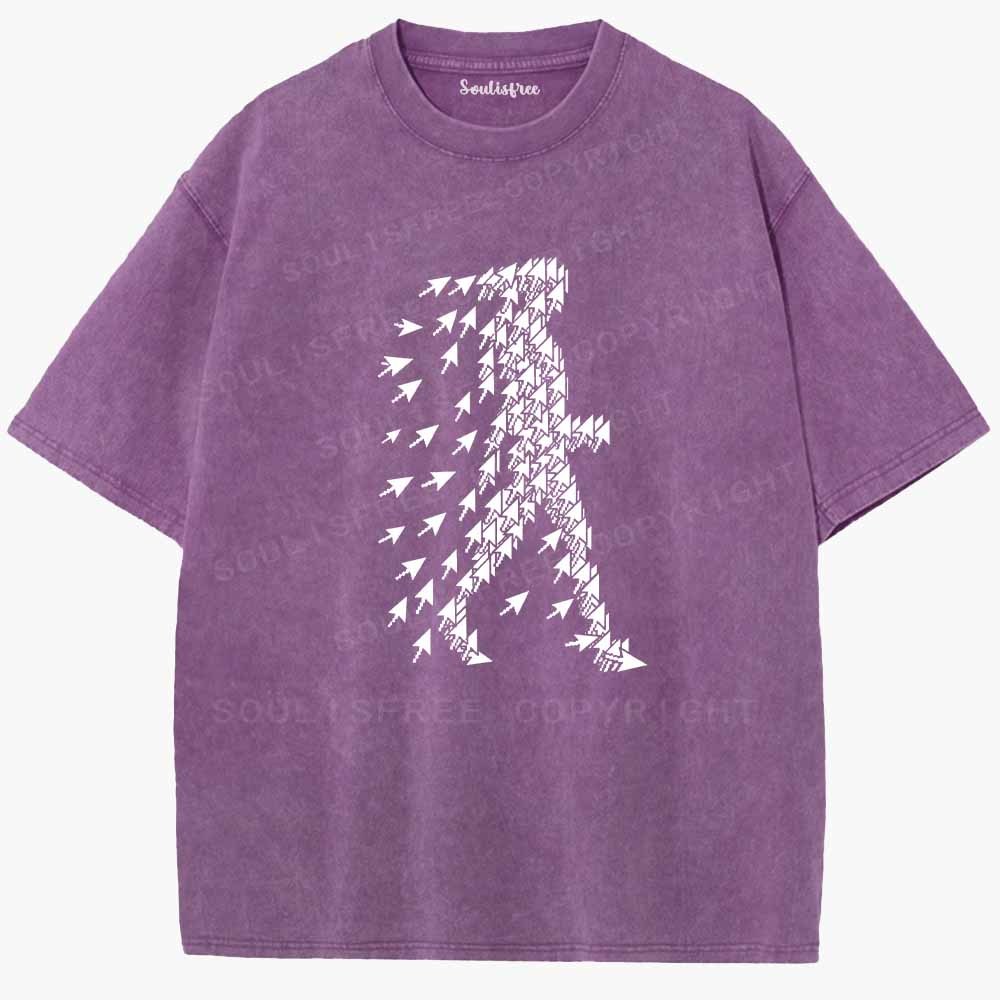 Soulisfree  The Cursor Traveler Washed Tee