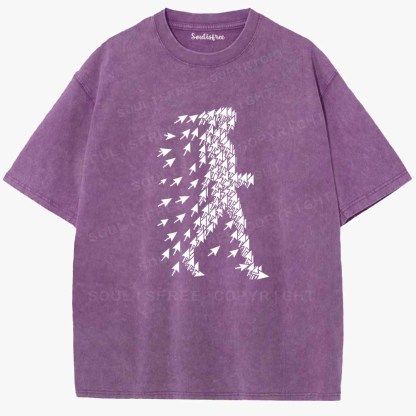 Soulisfree  The Cursor Traveler Washed Tee