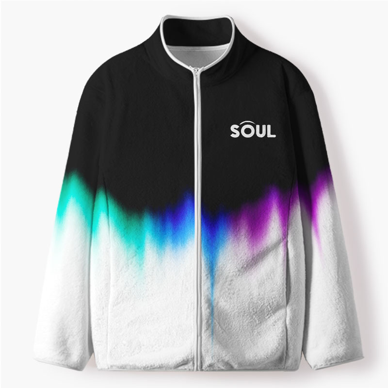 Soulisfree  Where The Soul Flows Flannel Zip-Up Jacket