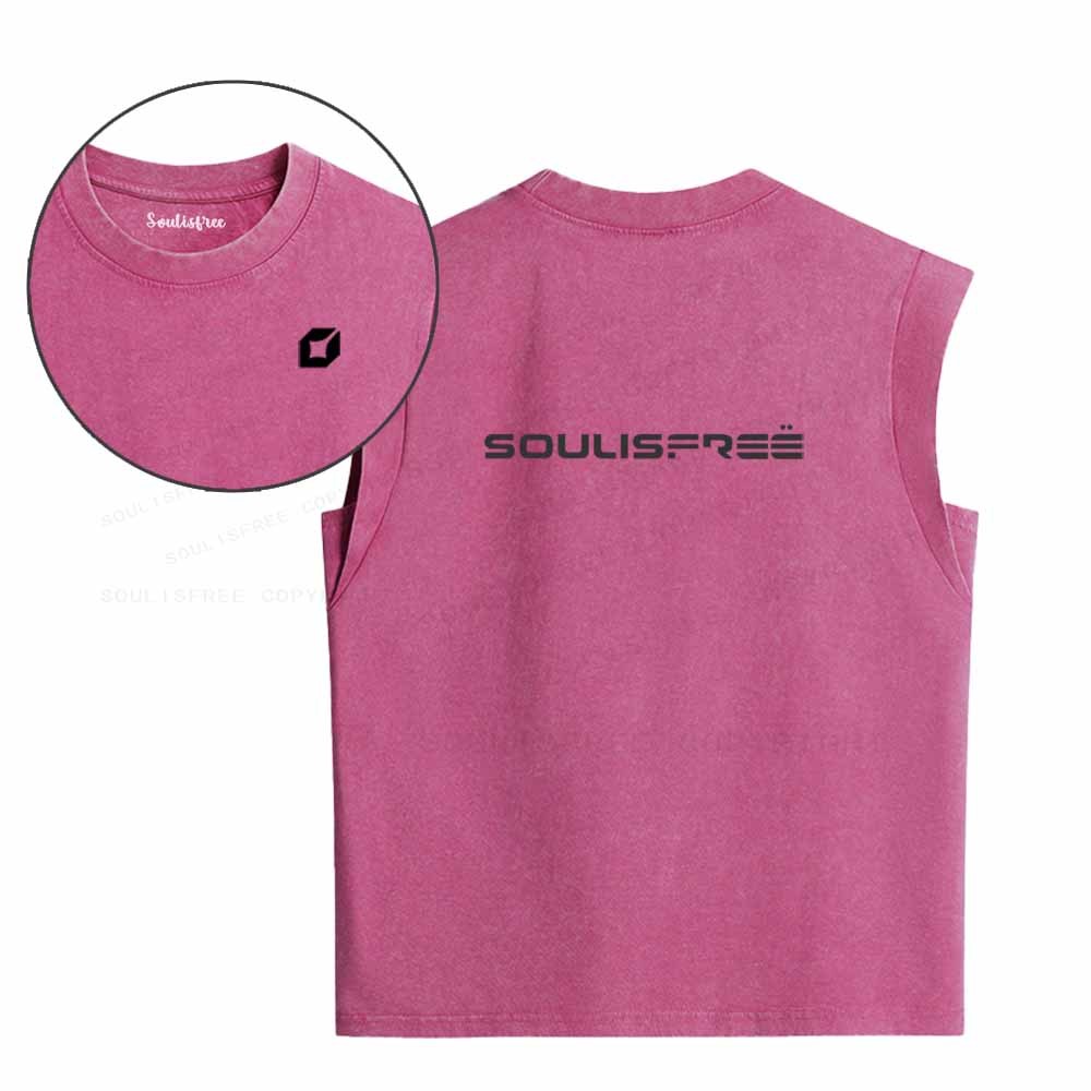 Soulisfree Soul Is Free Women's Washed Tank Top