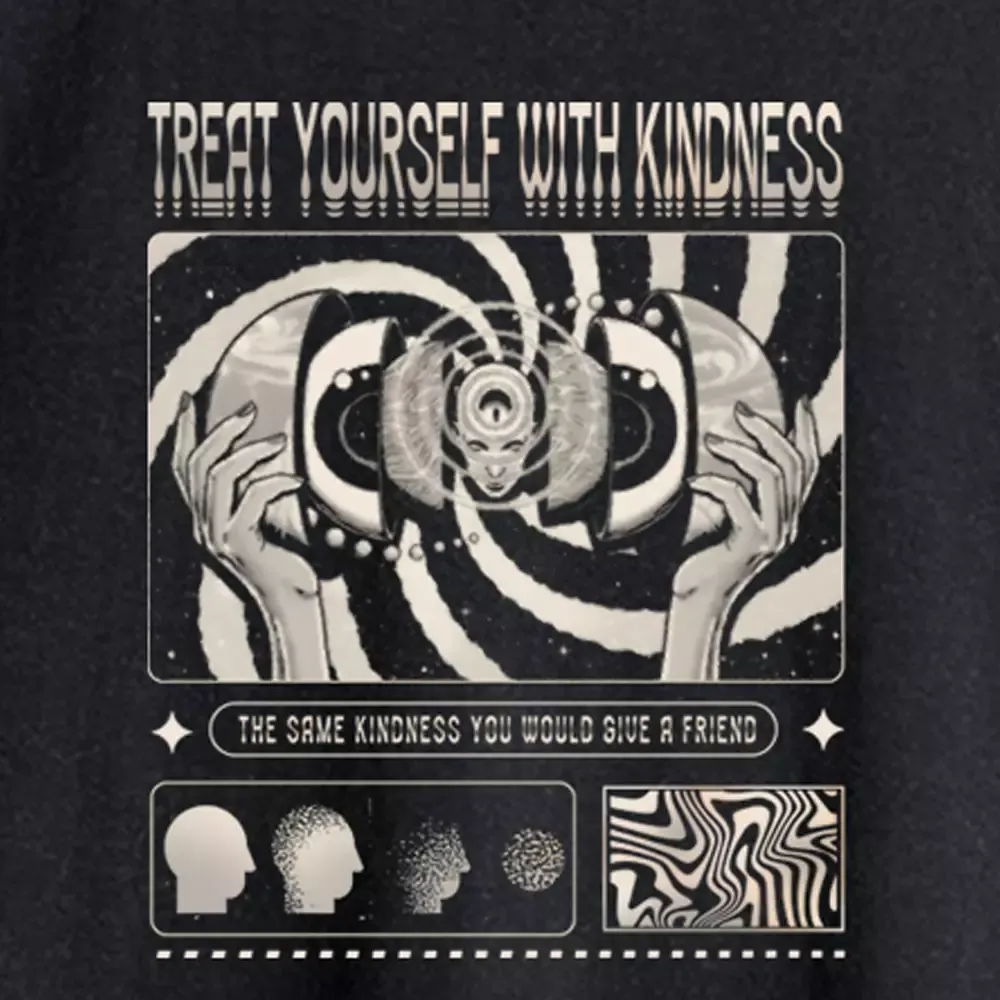 Treat Yourself With Kindness Washed Tank Tops