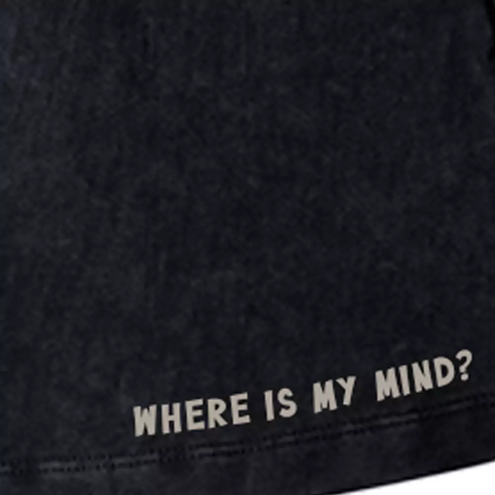 Where Is My Brain Washed A-Line Maxi Skirt