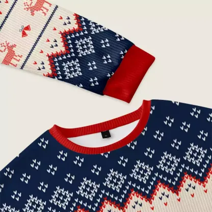 Lose Mind Ugly Christmas Knit Sweatshirt