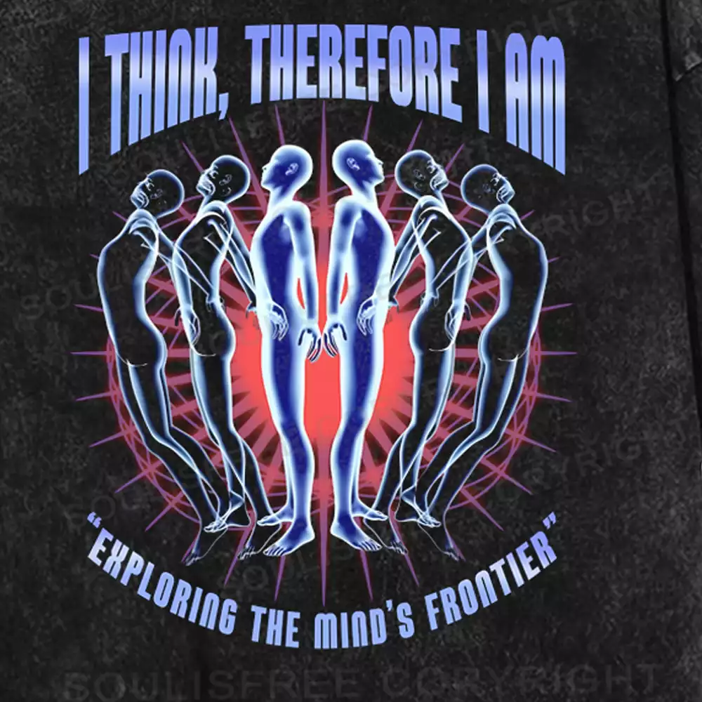 EKPLORING THE MIND'S FRONTIER  Washed T-shirt