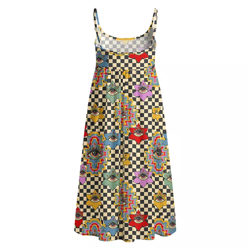 Soulisfree Third Eye Bloom Boho Midi Dress
