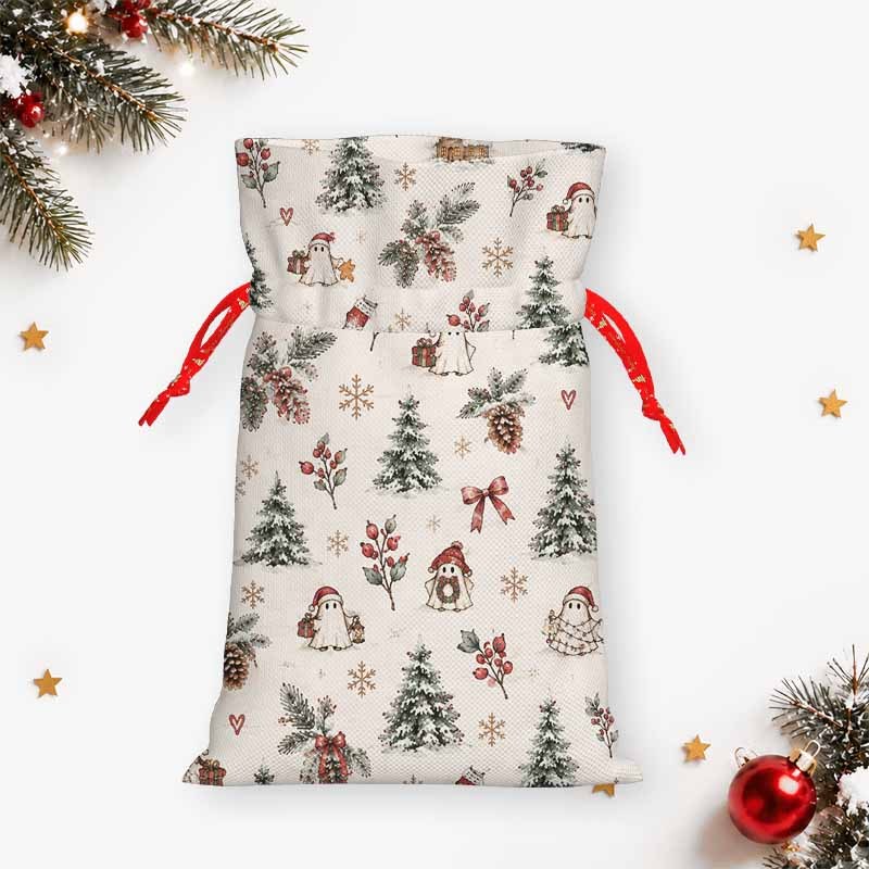 Soulisfree A Christmas Forest Dream Christmas Gift Pouch