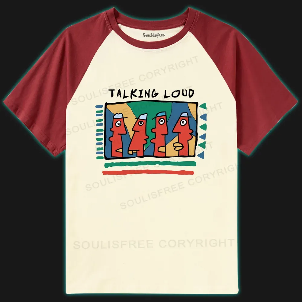 Designed Silent Communication Ⅰ Short Sleeve Raglan T-Shirt