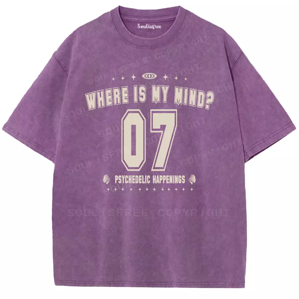 Personalized Where Is My Brain Washed T-shirt