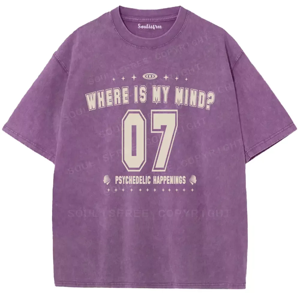 Personalized Where Is My Brain Washed T-shirt