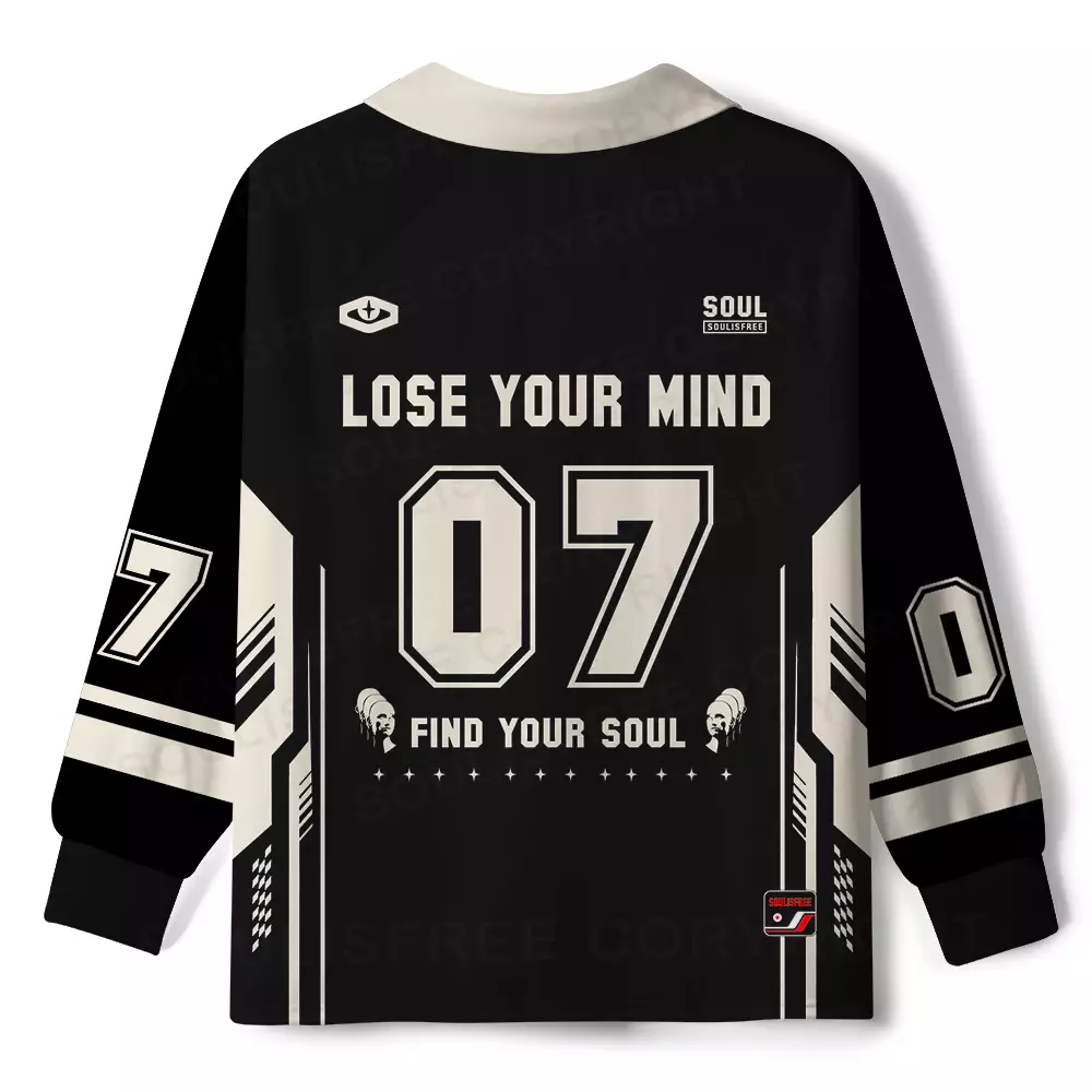 Lose Mind, Find Soul Long Sleeve Polo Jersey