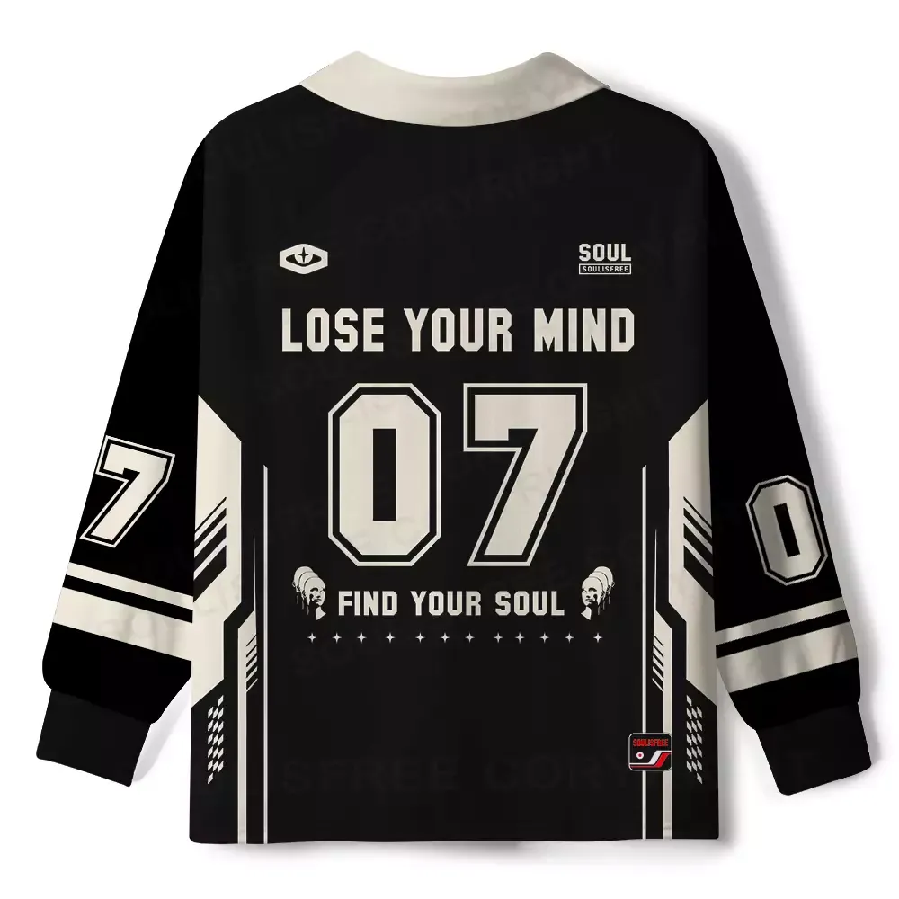 Lose Mind, Find Soul Long Sleeve Polo Jersey