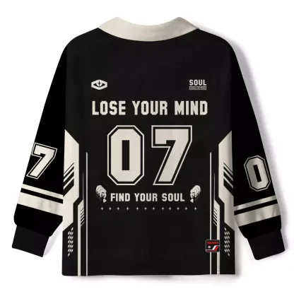 Lose Mind, Find Soul Long Sleeve Polo Jersey
