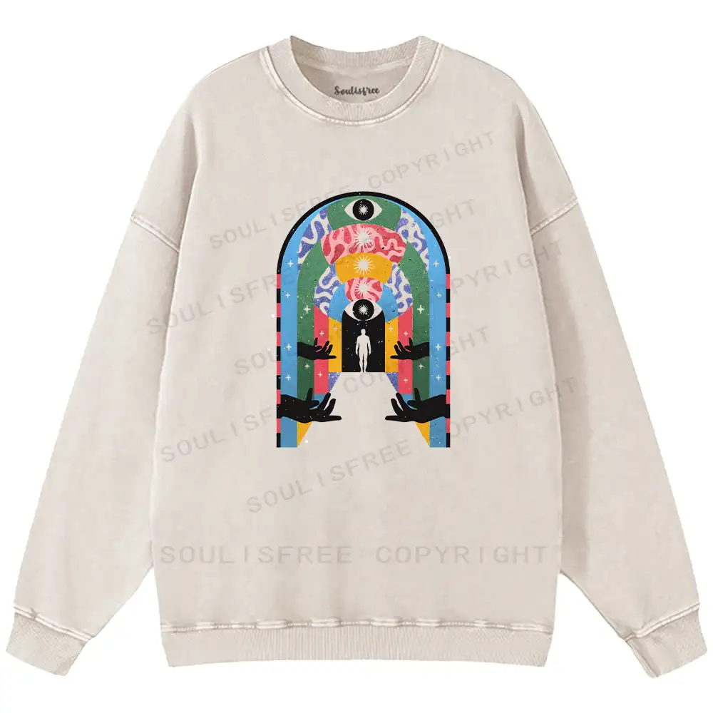 A Warm Welcome  Washed Sweatshirts