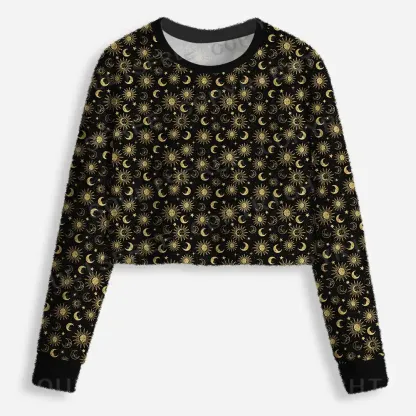 Stellar Dreams Cropped Ugly Christmas Sweater