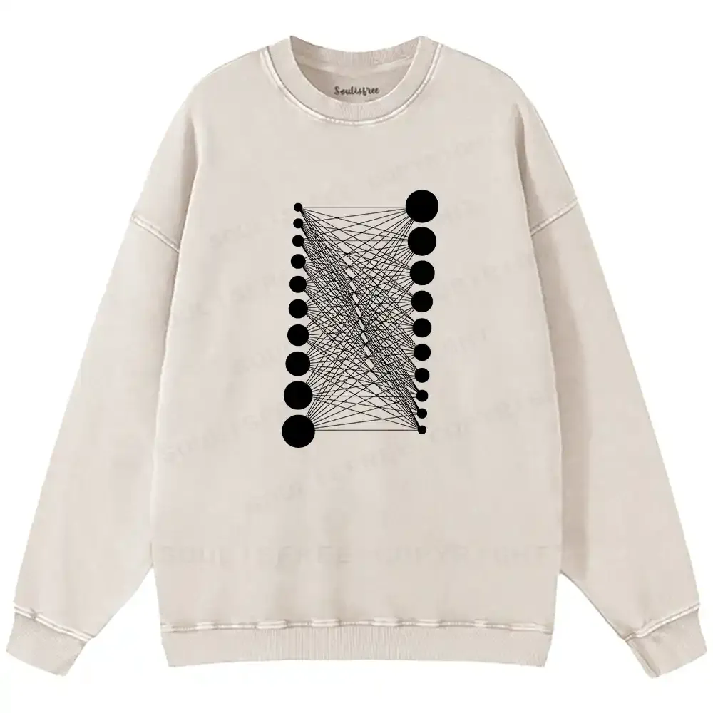 The Grid Within Washed Sweatshirts