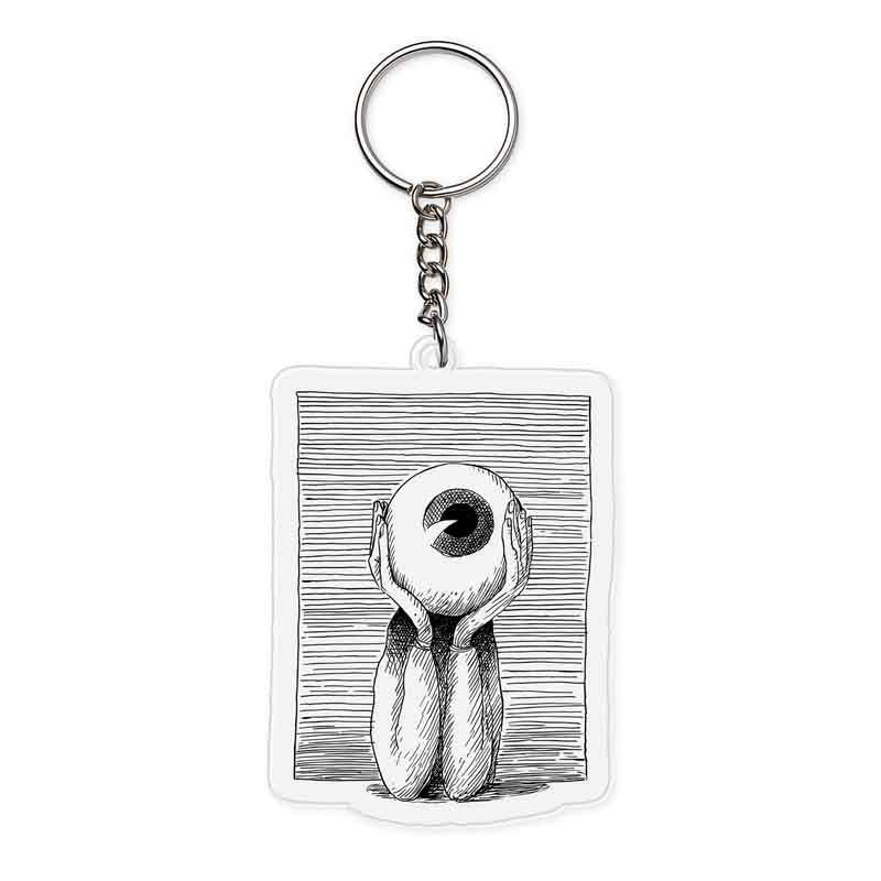 The Eye of the Beholder Keychain
