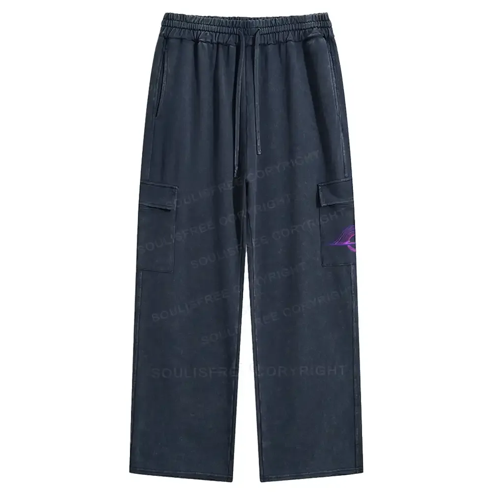 Designed The Eternal Disappearance Washed Cargo pants